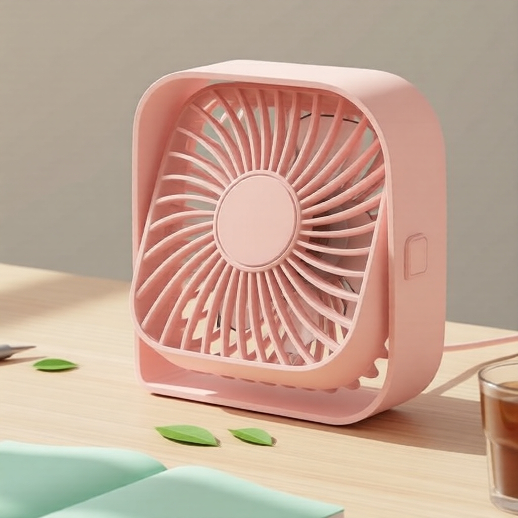 TOPK Portable USB Desk Fan: Ultra-Quiet, High-Airflow, Premium Brushless Motor & Modern Compact Design Kipas Meja USB Mudah Alih TOPK: Berprestasi Tinggi, Motor Tanpa Berus Premium & Reka Bentuk Kompak Moden