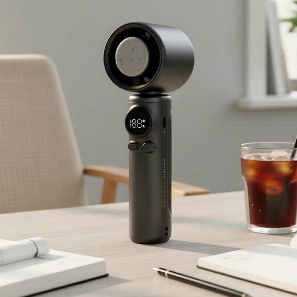 Turbo High-Speed Handheld Mini Fan Outdoor Portable USB Rechargeable 199-Speed Digital Display Cooling Fan Cross-Border White - 199 Level A11 Turbo Kipas Tangan Mini Berkelajuan Tinggi Mudah Alih Luar USB Boleh Cas Semula Paparan Digital 199-Kelajuan