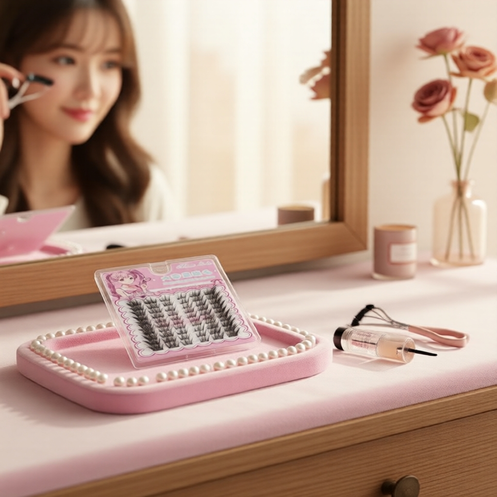 Gemini Sunflower Hard Stem Eyelashes - Thick, Natural Manga Effect, No Glue Gemini Bunga Matahari Bulu Mata Keras - Tebal, Kesan Manga Semula Jadi, Tanpa Pelekat