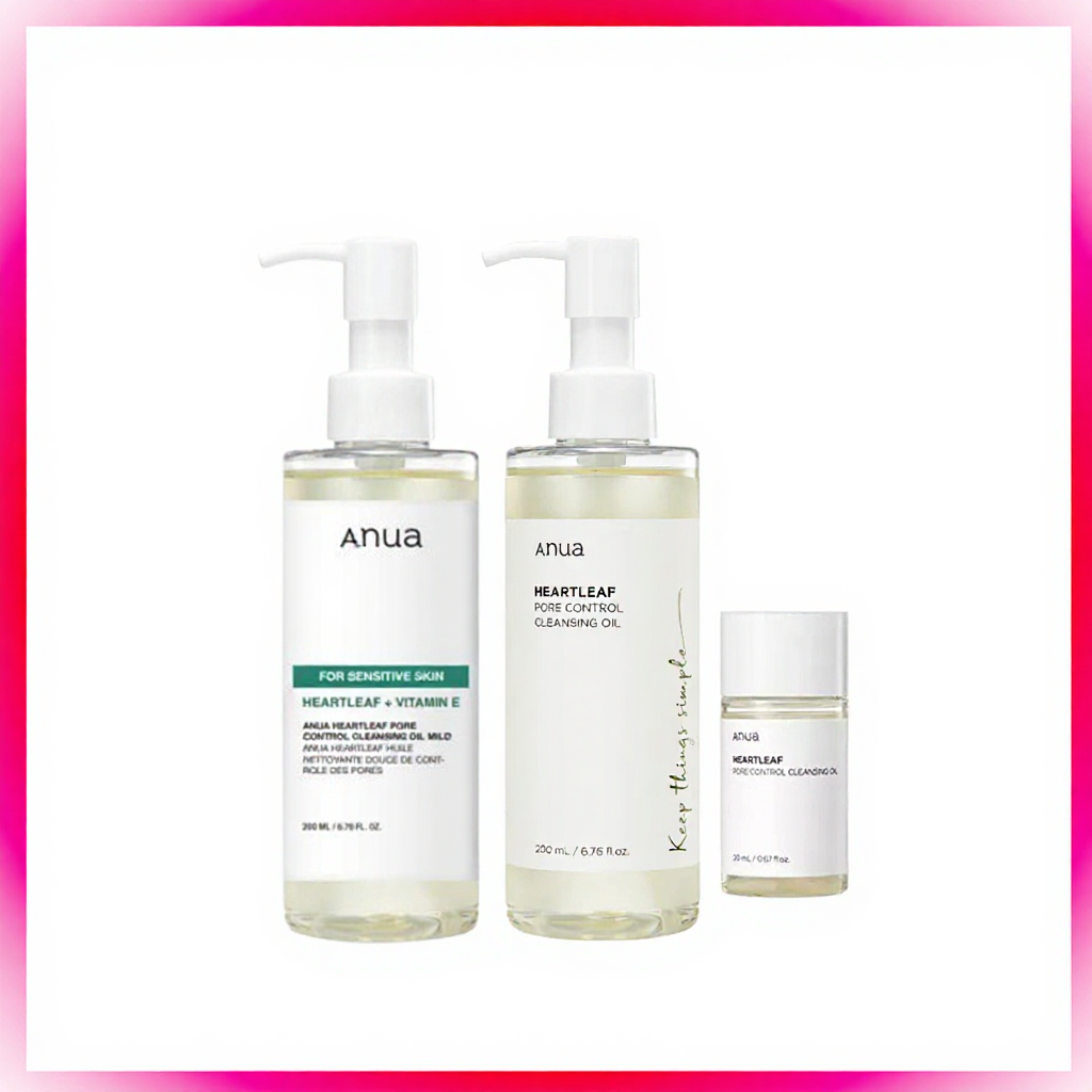 ANUA Heartleaf Pore Control Cleansing Oil - Gently Removes Impurities (Random Sample Option Available)