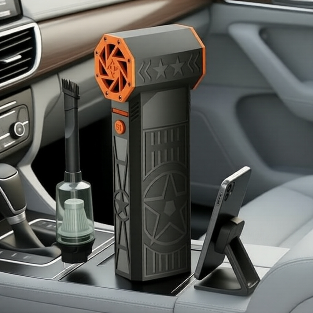 Nova Vacuum Blower, 130K RPM Turboprop Hand Fan, 280g Thrust, Mini, USB-C Powered Peniup Vakum Nova, Kipas Tangan Turboprop 130K RPM, Daya Tolak 280g, Mini, Dikuasakan USB-C