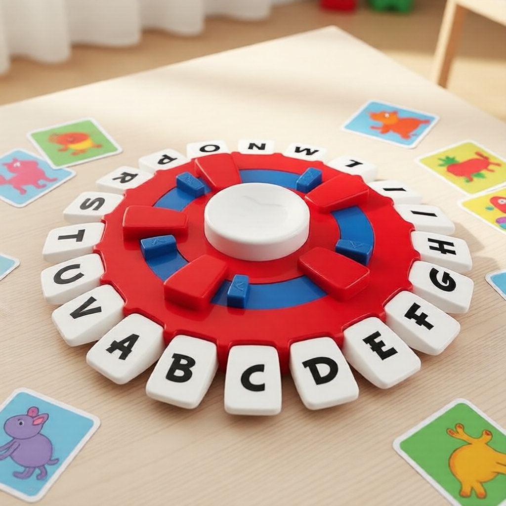 Interactive Stop Board Word Game – Fun Family Night Gift for Kids and Quick Minds Permainan Papan Kata Stop Interaktif – Hadiah Malam Keluarga yang Menyeronokkan untuk Kanak-kanak dan Minda Pantas
