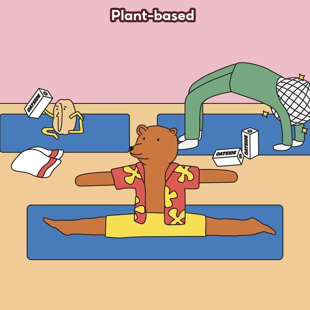 OATSIDE Barista Blend Original Oat Milk (ORIGINAL/ CHOCOLATE/ COFFEE) Dairy Free, Creamy, Zero Added Sugar200ML