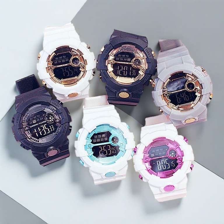 B.S.B HONHX BABY AOSUN Digital Sports Men Ladies Watch Jam Tangan Lelaki Wanita