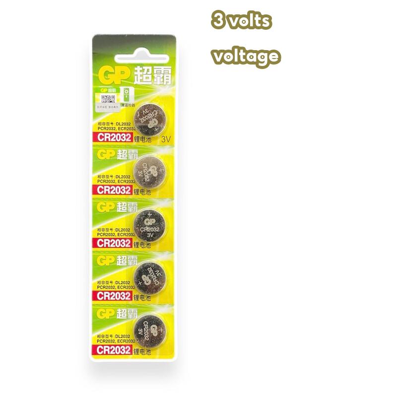 GP Battery 1.5v Button Coin Cell CR2032 LR44 A76 LR54 Bateri Kereta Remote Watch Coin Lithium Battery Button Battery