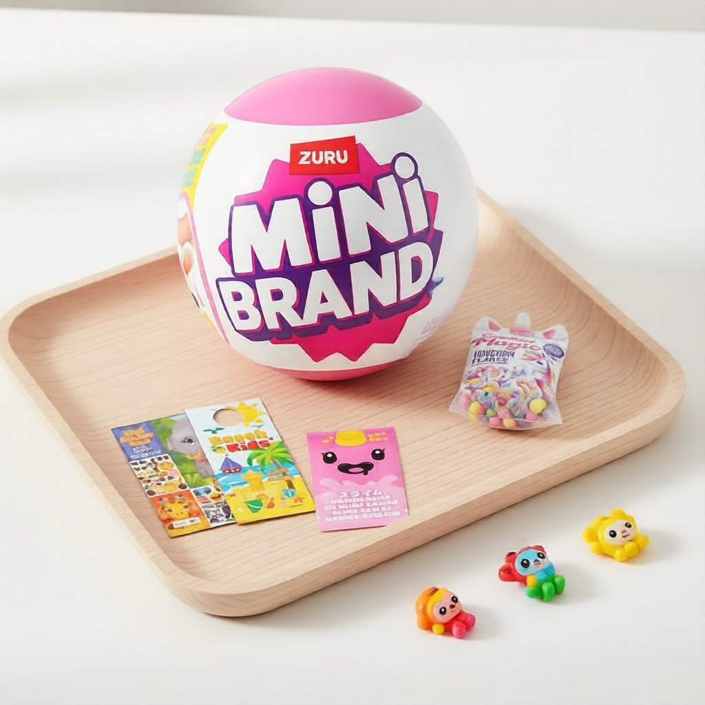 Zuru Mini Brands Sweeten Series Surprise Blind Box Capsule: Over 60 Themed Miniature Foods for Collecting, Gifting Girls, and Unboxing Excitement Zuru Mini Brands Siri Manis Kotak Buta Kapsul: Lebih 60 Miniatur Makanan Bertema untuk Koleksi, Hadiah untuk
