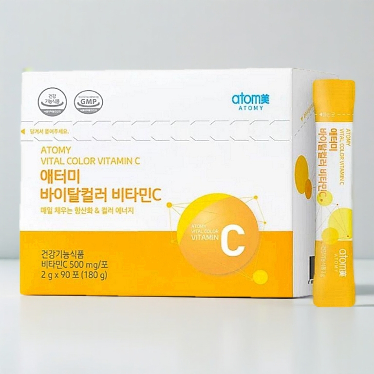 BUY 3 FREE 1[Atomy Vitamin C] Atomy color food vitamin C 500mg (2g x 90 sticks) Atomy Hemohim C, atomy vitaminc艾多美维生素C