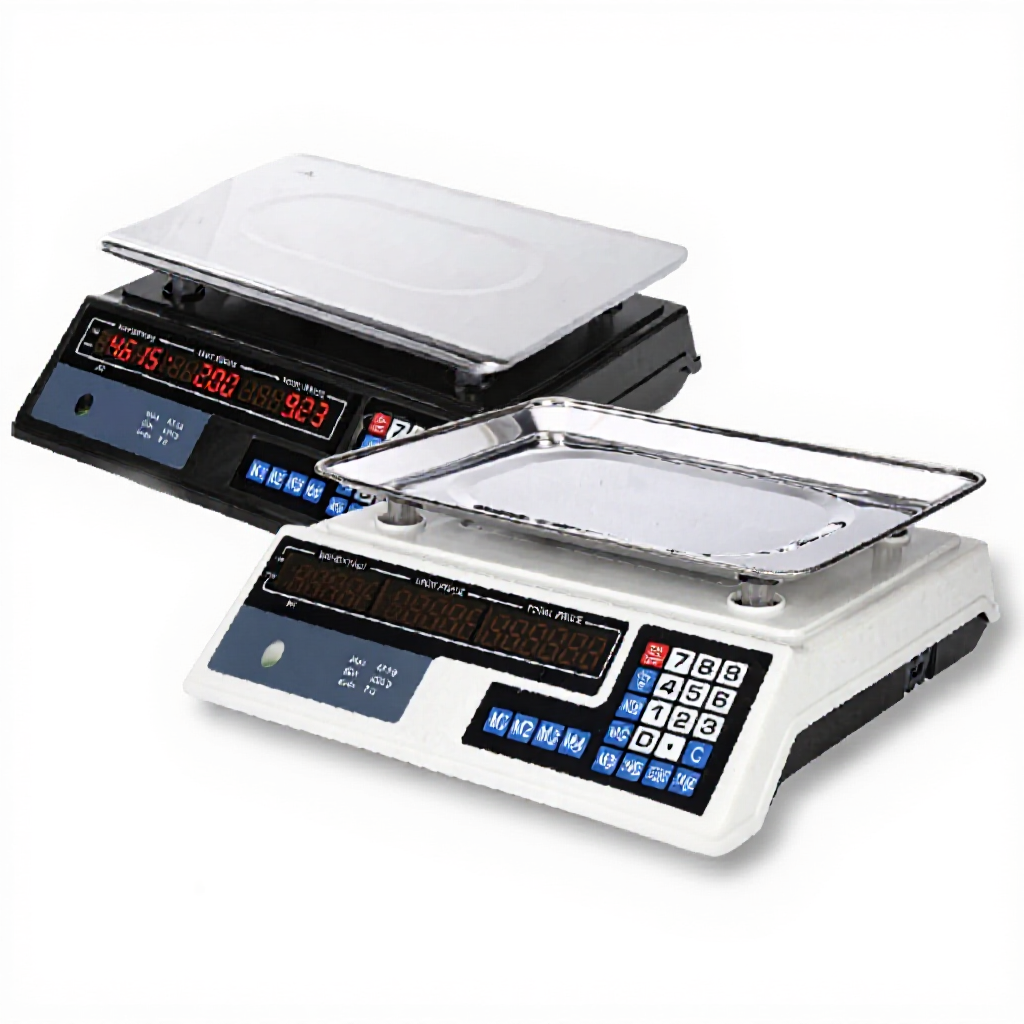 Rechargeable Digital Price Scale with LCD Display, 40kg Capacity (Multi Variations)