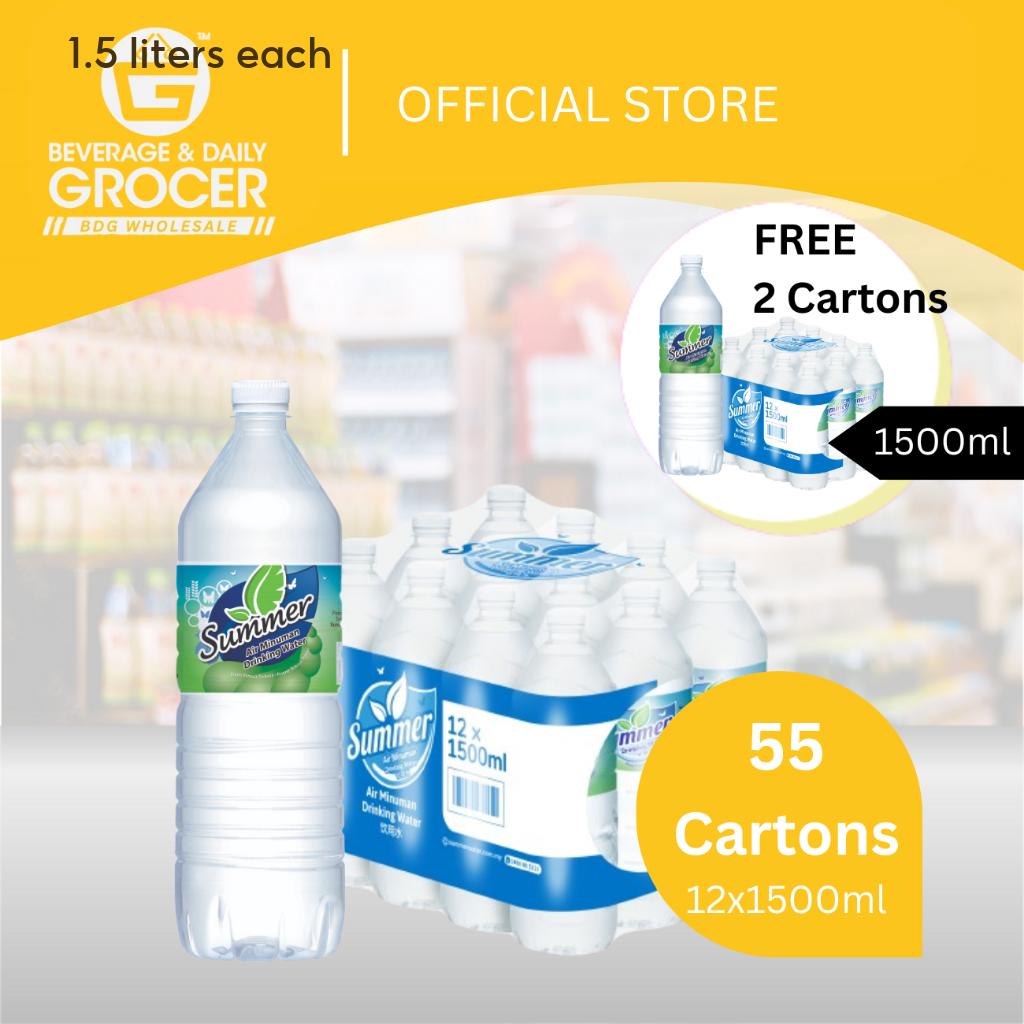 Summer Drinking Water 12 x1.5Lit (Bulk Buys)
