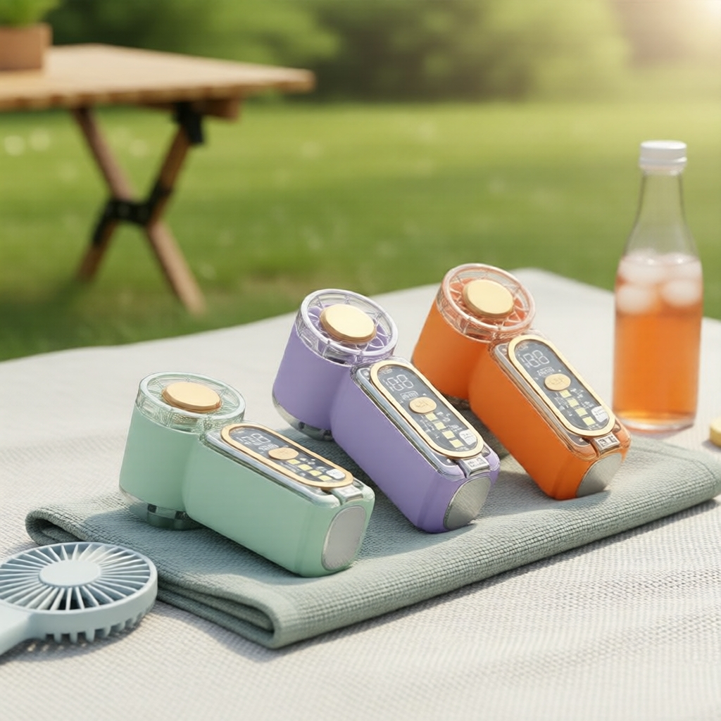  High-Velocity Portable USB Charging Hand Fan Mini Powerful Pocket Fan with Strong Airflow for Summer Camping Sports Beach Travel  Kipas Tangan USB Mudah Alih Bercas Laju Tinggi Kipas Poket Mini Kuat Dengan Aliran Udara Kencang Untuk Perkhemahan Musim