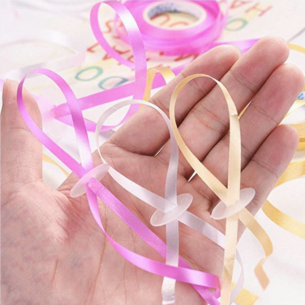10 Meters/Roll Balloon String Ribbon Tied Rope Colourful Knot Arrangement Balloon Gift Wrapping Tali Belon Ikat