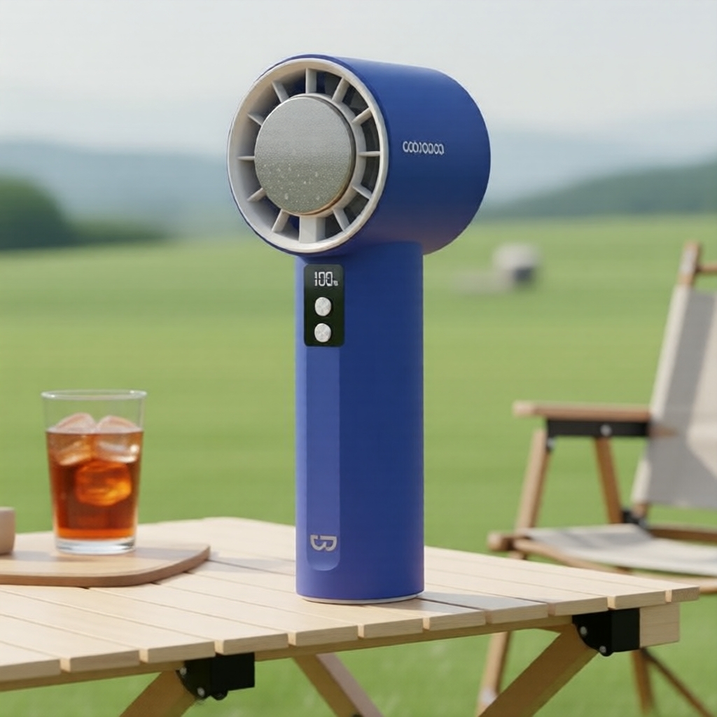 High-speed handheld fan, premium mini fan, digital display desktop, portable office, small fan for students Kipas tangan berkelajuan tinggi, kipas mini premium, paparan digital meja, mudah alih mini, kipas kecil untuk pelajar