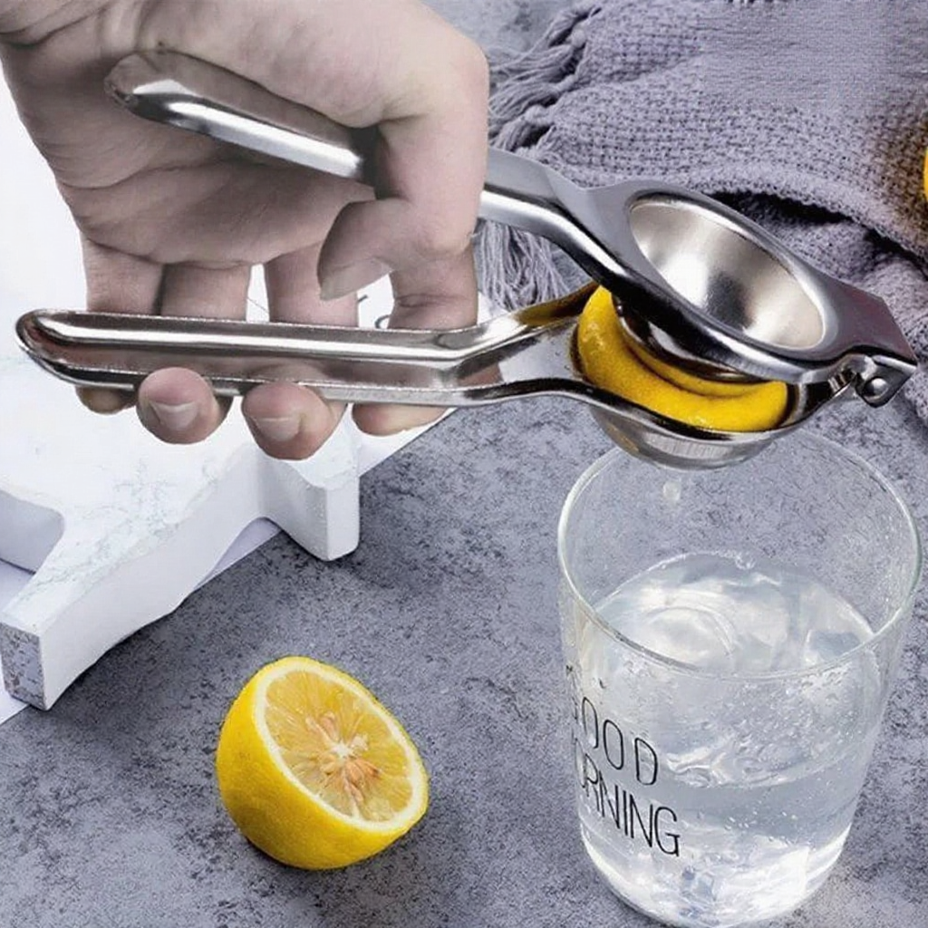 Lemon Squeezer Stainless Steel Pemerah Lemon Buah Hand Press Fruit Juice