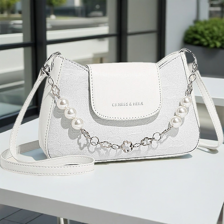 Jianneng High-End Small Bag Female 2024 New Style Summer ins Niche Design One-Shoulder Armpit Bag Messenger Chain Bag