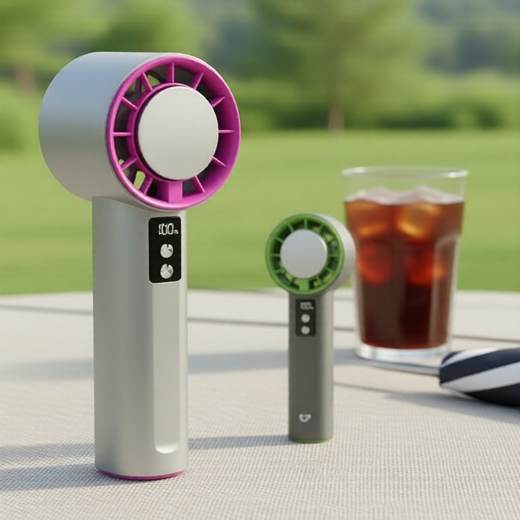 Strong Handheld 4000mAh Mini Jet Fan - Turbo Electric Portable Fan, Rechargeable, GFS001 Kipas Jet Mini 4000mAh Tangan Kuat - Kipas Elektrik Turbo Mudah Alih, Boleh Cas Semula, GFS001 Kipas Mini