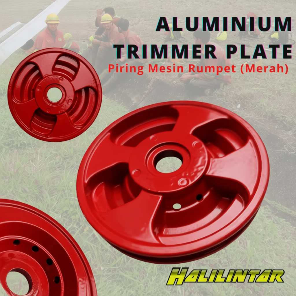 Trimmer head aluminium steel plate piring mesin potong rumput heavy duty 2.4mm 2.7mm 3.5mm
