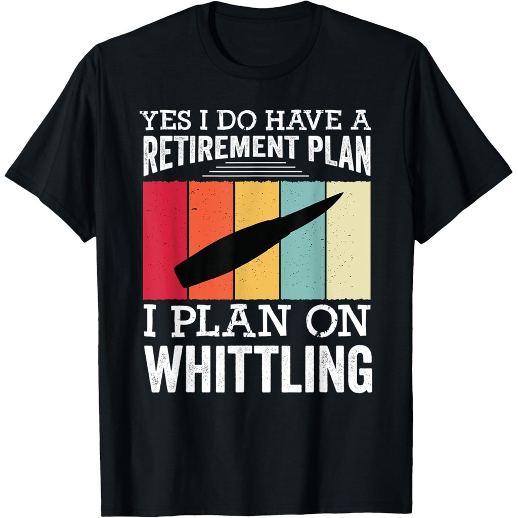Retirement Plan Whittling Wood Carving Whittler Mens Gift Unisex T-Shirt