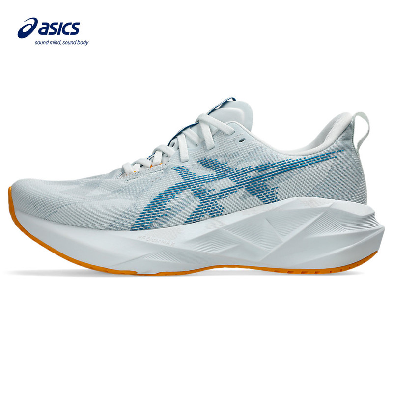 ASICS Novablast 5 Men Running Shoes In Arctic Blue/Aegean Blue