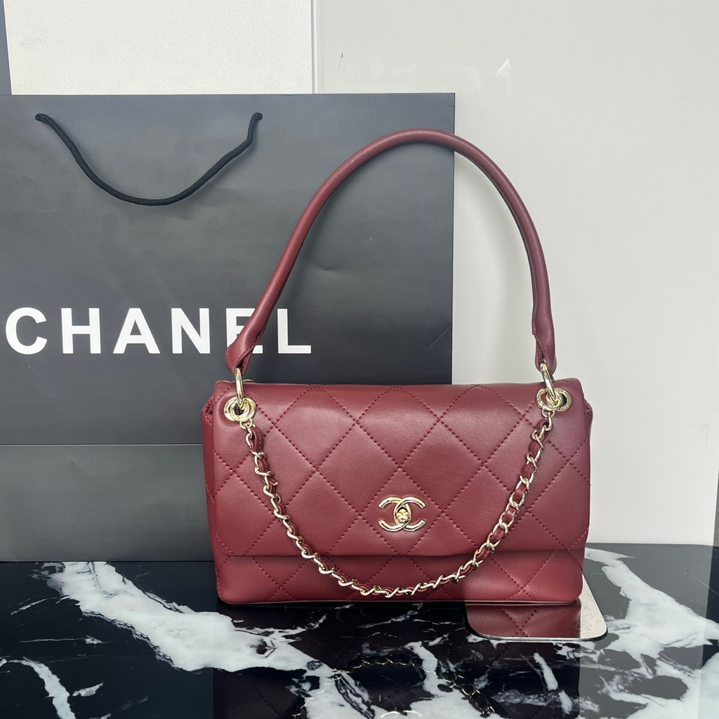 Chan Classic Elegant Texture Simple Commuter Style Atmospheric Intellectual Fashion High-End Shoulder Bag