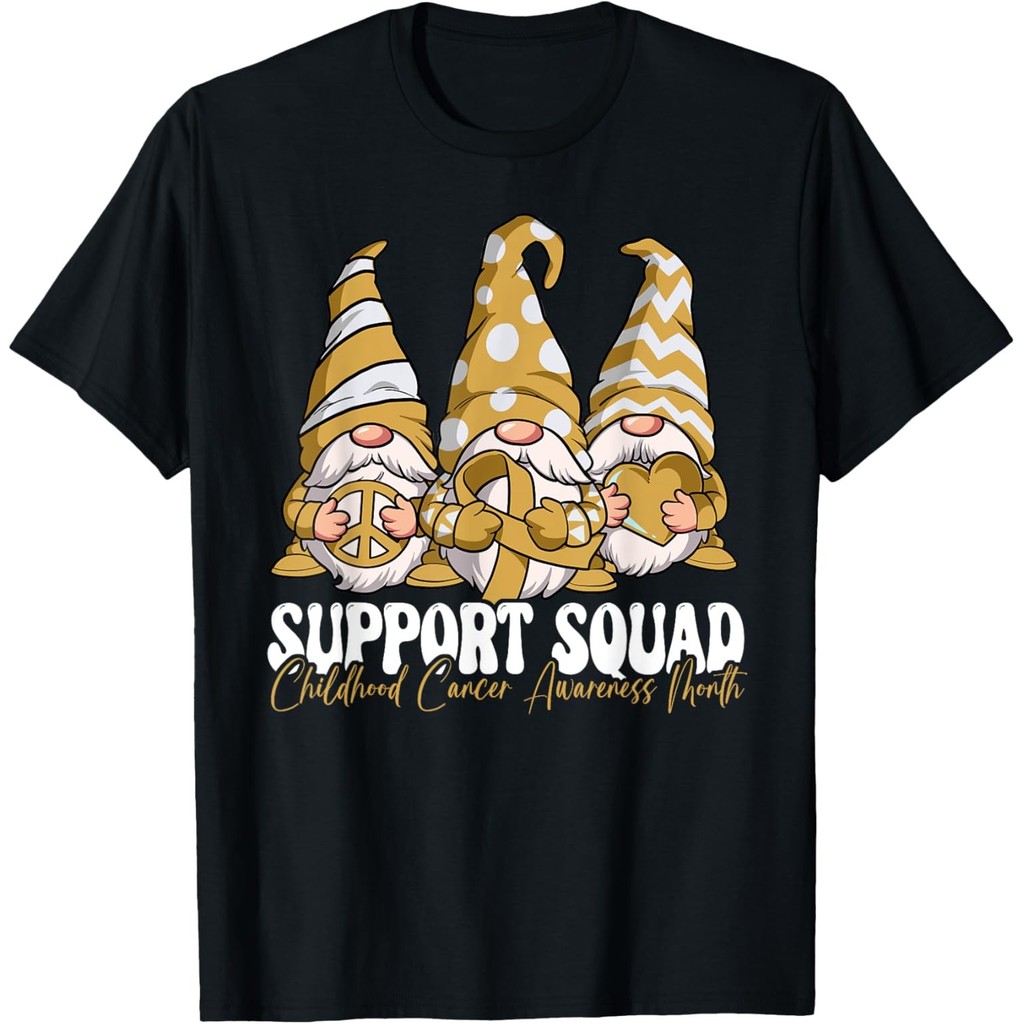 Support Squad Childhood Cancer Awareness Unisex T-Shirt