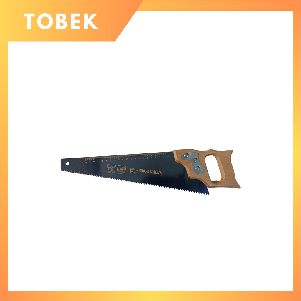 WORK MAN | 14 Inch Wood Cutting Saw | Sharp, Strong, Durable Hand Saw