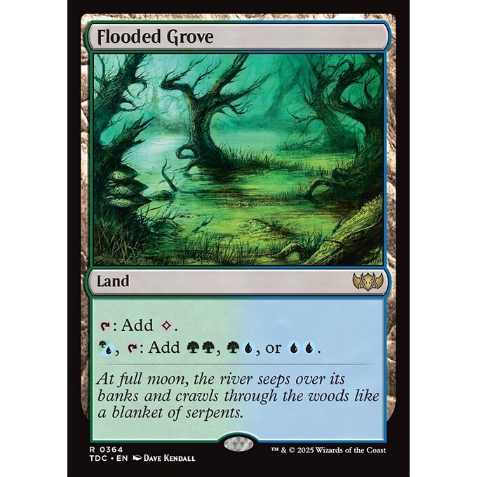 Magic: The Gathering - Tarkir: Dragonstorm Commander - Flooded Grove (364)