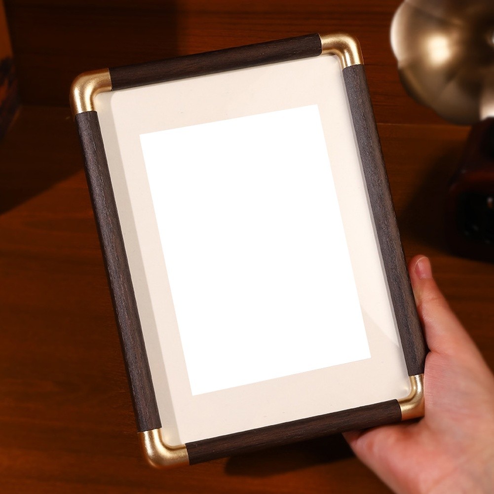 [HOT]2PC Luxury Plastic Photo Frame 6 7 8 10 Inch Round Corner Chinese Style  FOR A4