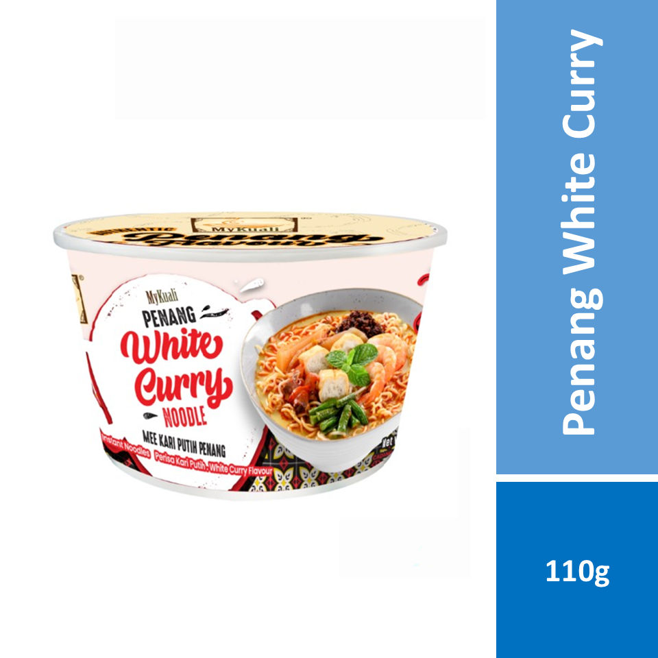 Mykuali Bowl Noodle - Penang White Curry 110G