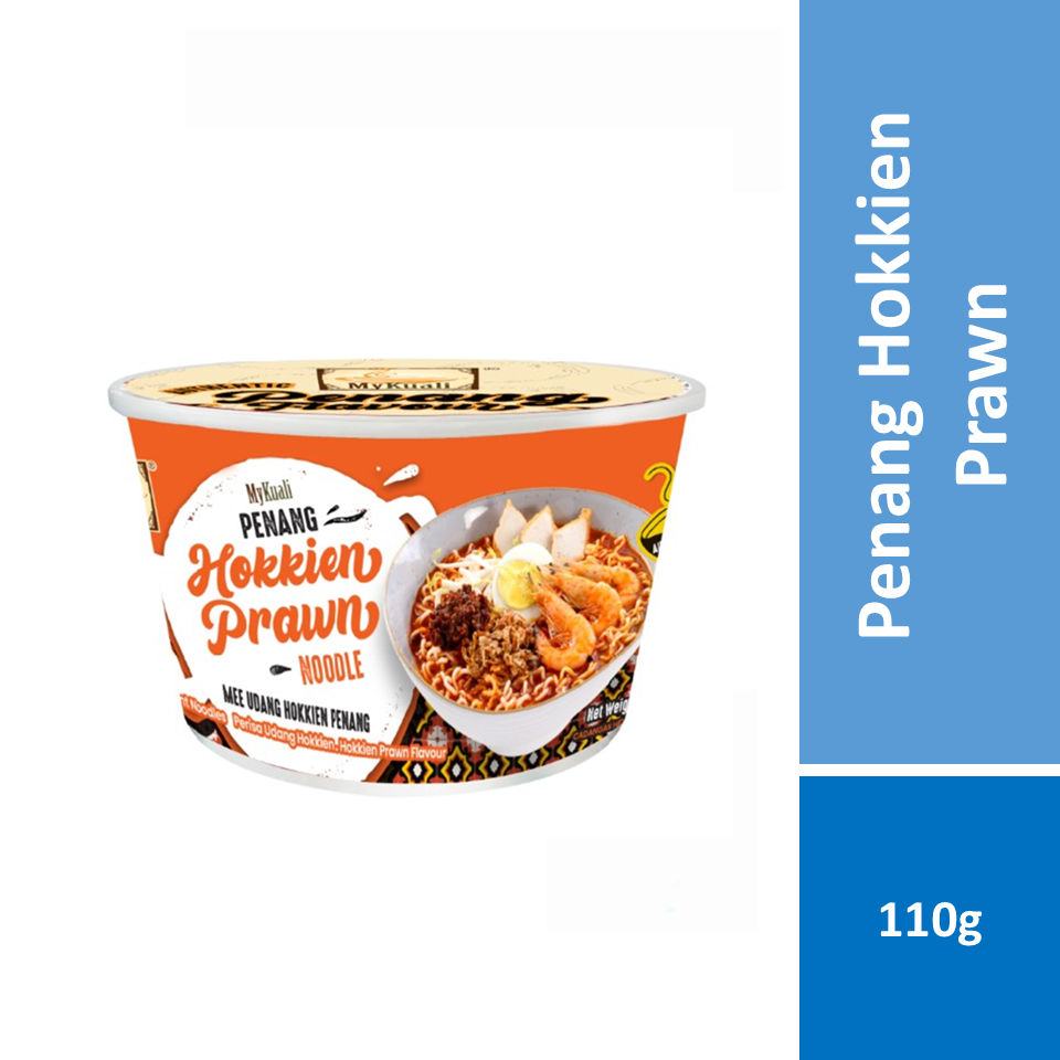 Mykuali Bowl Noodle - Penang Hokkien Prawn 110G