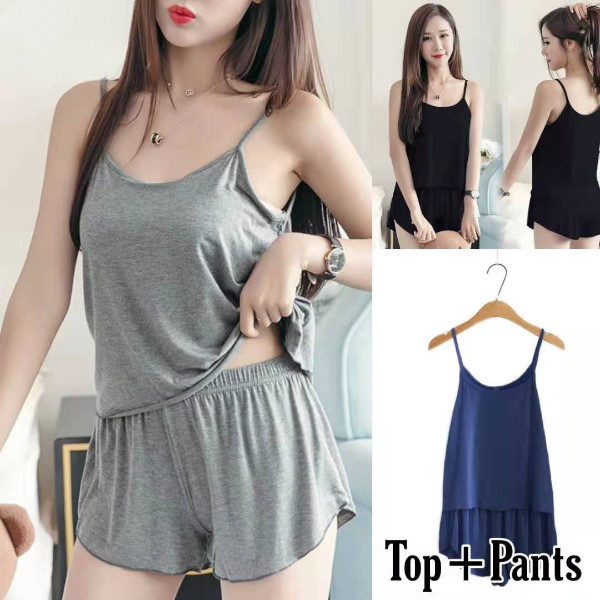 CS Sexy Lingerie Women's Pajamas - Soft T-Shirt Nightwear Set for Comfortable Sleep and Elegant Style for Ladies