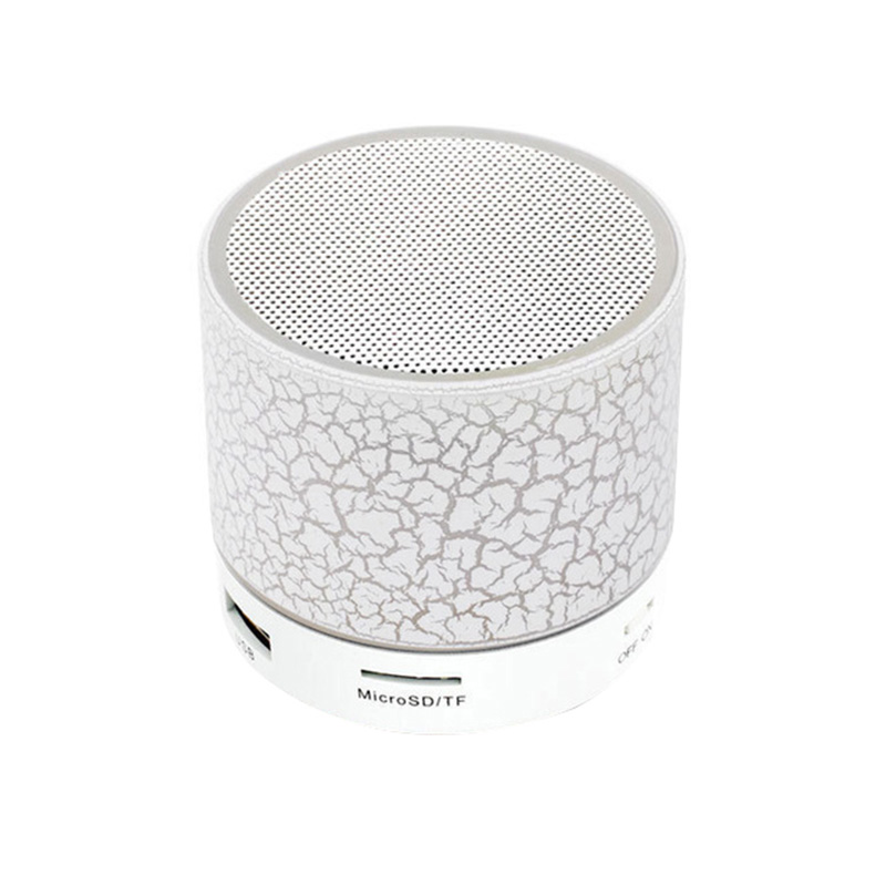 2H Mini Speaker Bluetooth Creck Effect Led Portable Speaker Music Box Super Bass Speaker Motif Retak