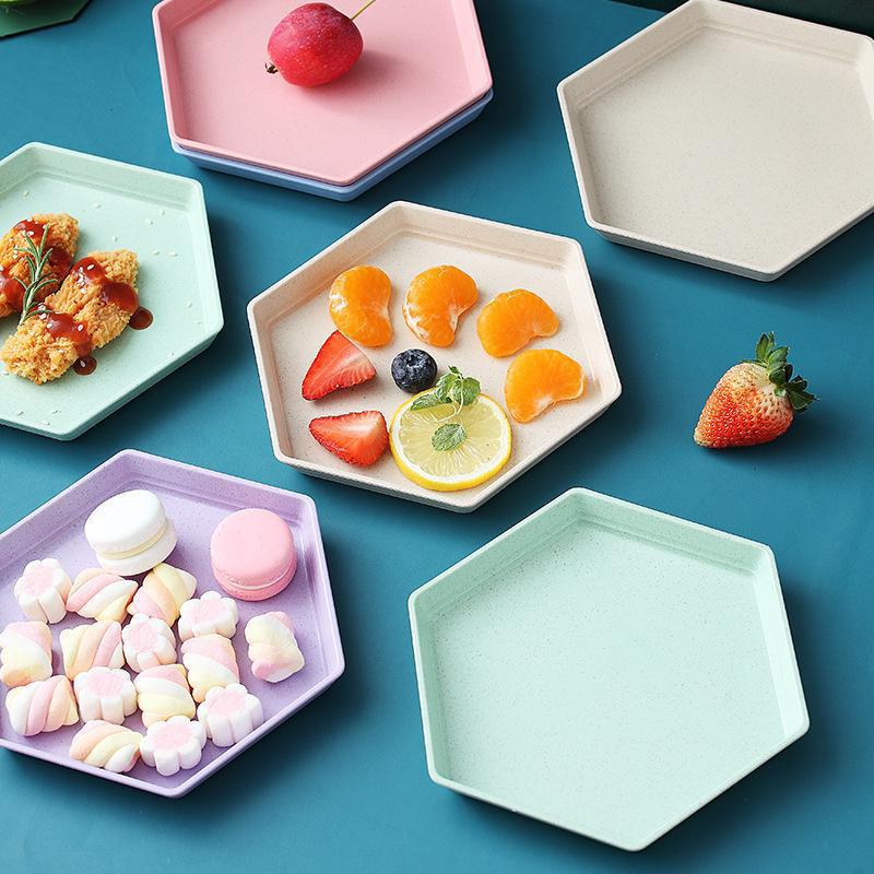  Lightweight Unbreakable Mini Tableware Plates, Reusable Square Dishes, Dishwasher & Microwave