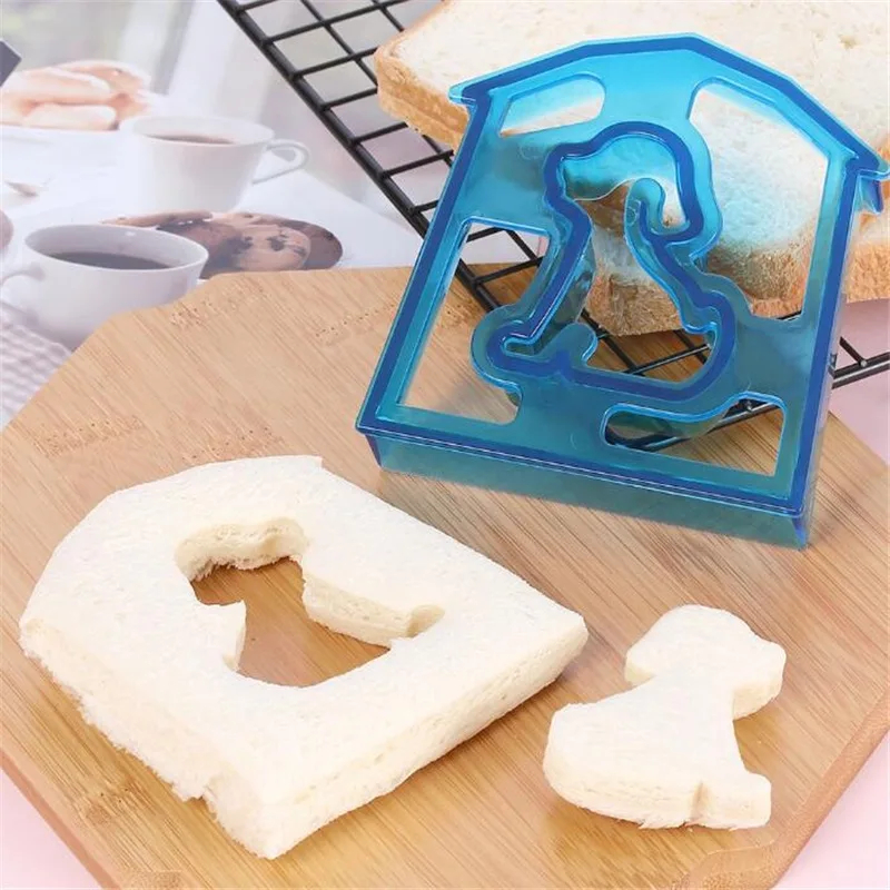 1Pc Kids Sandwich Cutter Bread Mold Random Color Sandwich Cutter Cute Shape  Perfect for Bento Lunch Boxes Accessories