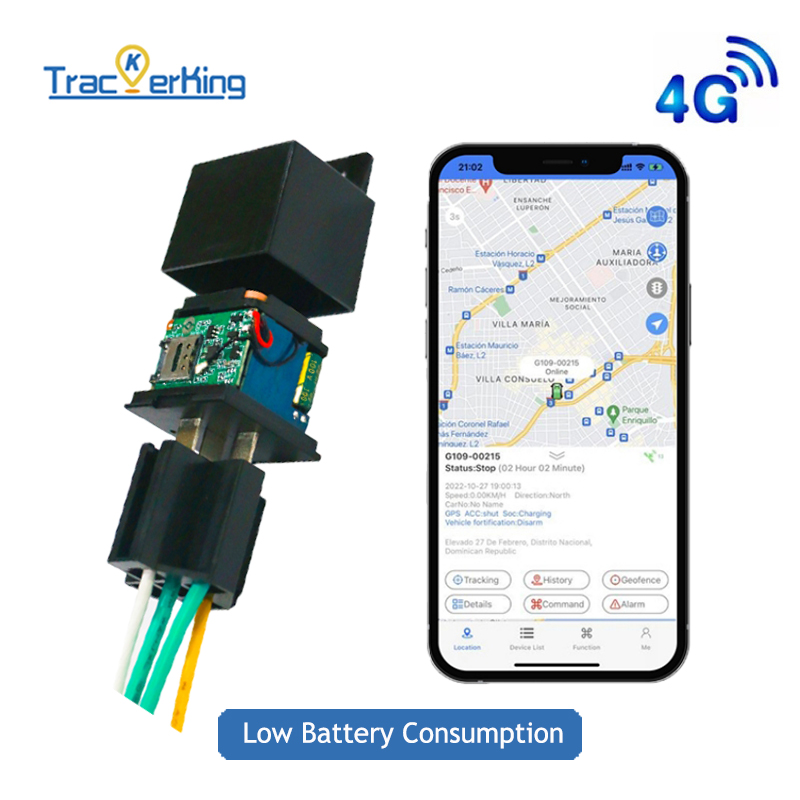 GPS car tracking Device in real time Trackerking DK09 GSM SMS Locator Small size designed like a relay