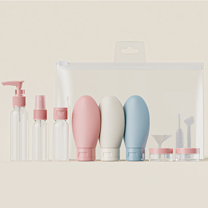 Travel Bottle Set - Empty Squeeze Tubes For Cosmetics & Outdoor Use