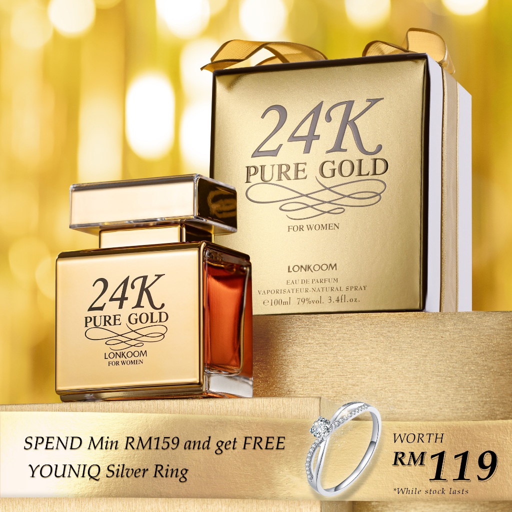 LONKOOM 24K EDP Perfume Longlasting Sex Beauty (100ml)