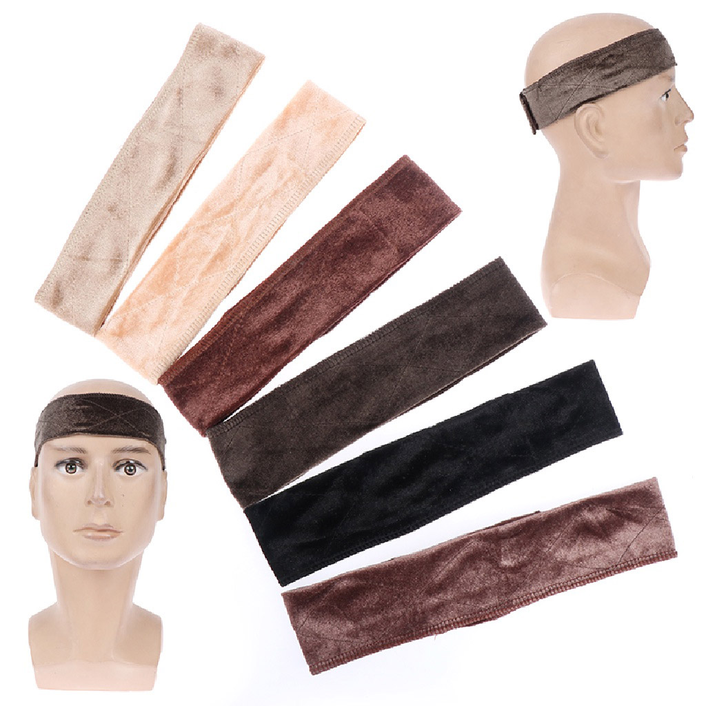 Velvet Wig Grip Band Adjustable Comfort Headband for Extra Hold Women Gold Hair Accessories