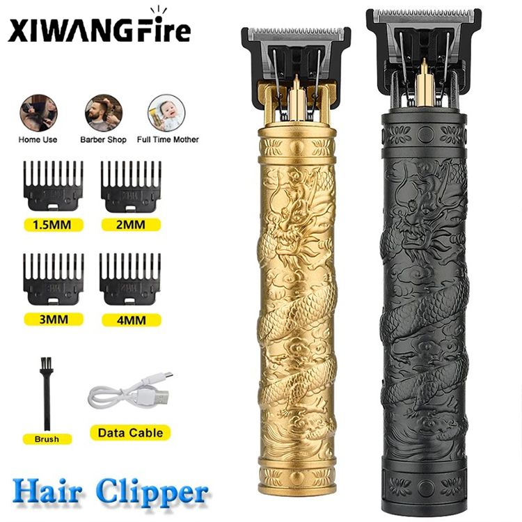 Xiwangfire T9 Professional Hair Cutting Machine Wireless Electric Hair Trimmer Digital Display Hair Clipper Men Beard Shaver Barber For Men