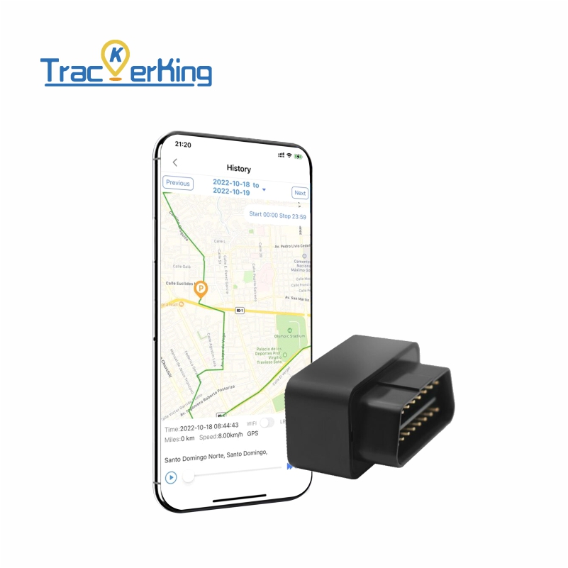 OBDII GPS tracker easy find and install Trackerking JX03 Anti-theft Tracking Device for Car