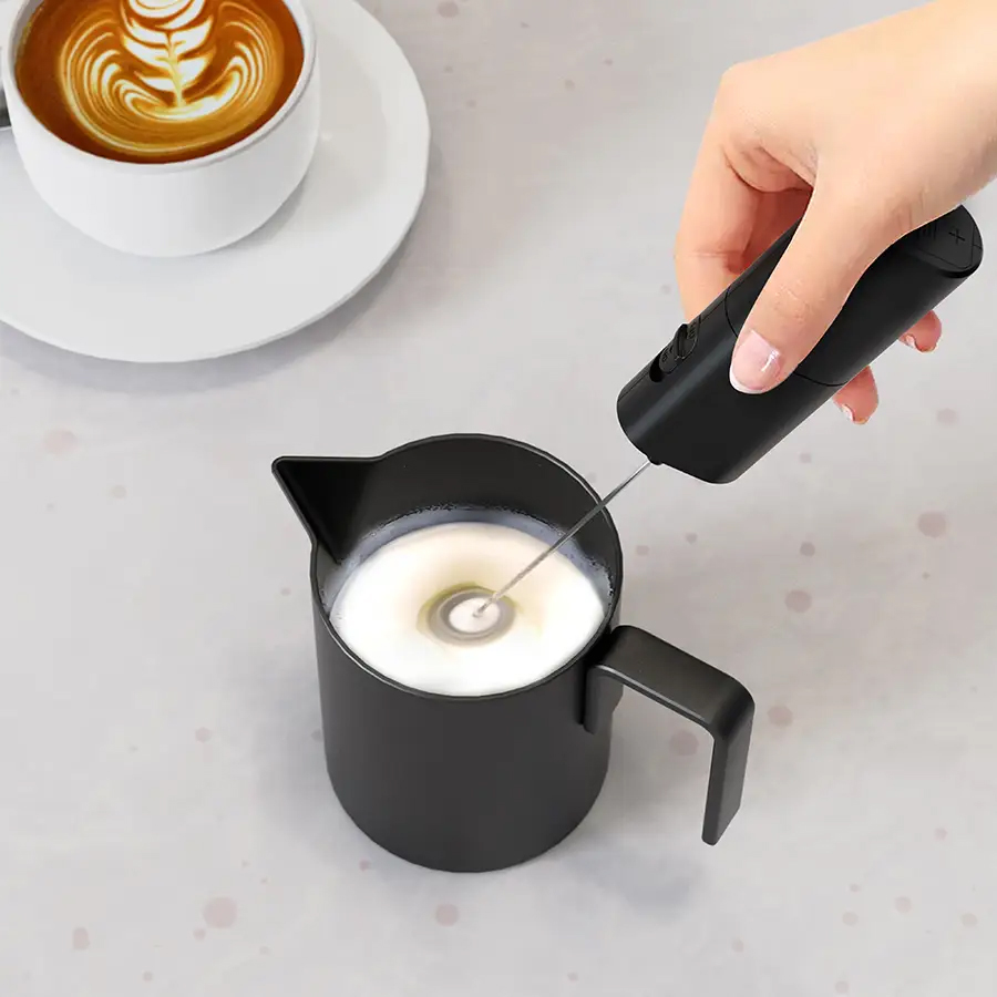 1pc Electric Milk ， Coffee Blender, Frother, Handheld Eggbeater, Foam Maker, Creative Electric Whisk, Electric Coffee Mixer, 