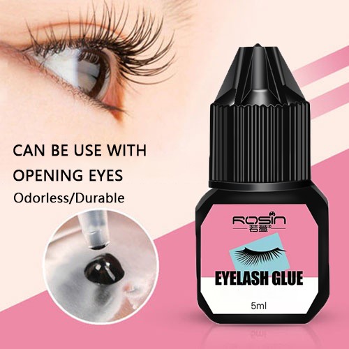 Eyelash Extension Glue Black 5 Ml Eyelash Grafting Safe And Odorless Non-Irritating Long-Lasting