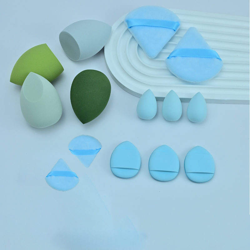 14Pcs Powder Puff Set Soft & Skin-Friendly, Can Be Used Wet Or Dry To Create The Perfect Base Makeup