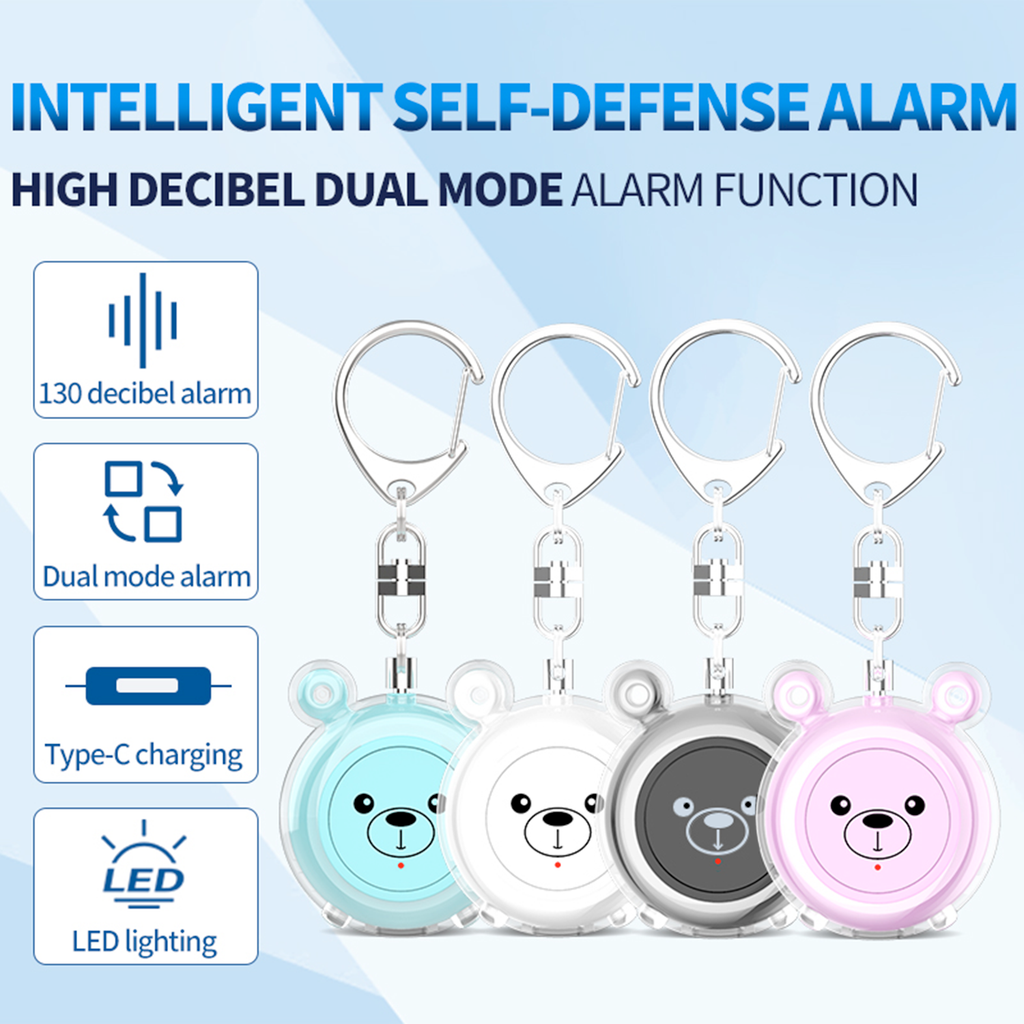 Mini Smart Self Defense Weapon Alarm Sensor Anti-Wolf Personal Safety Alarm for Women Children
