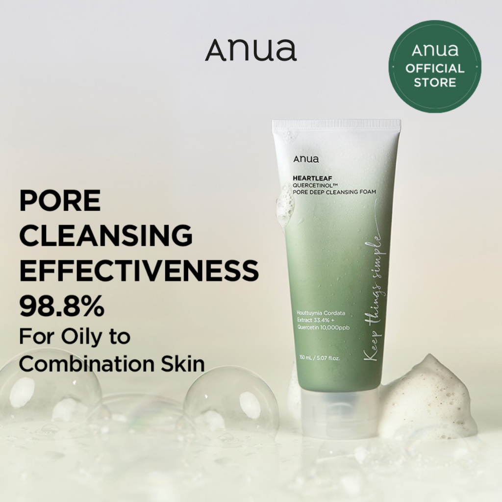 Anua Heartleaf Quercetinol Pore Deep Cleansing Foam 150ml