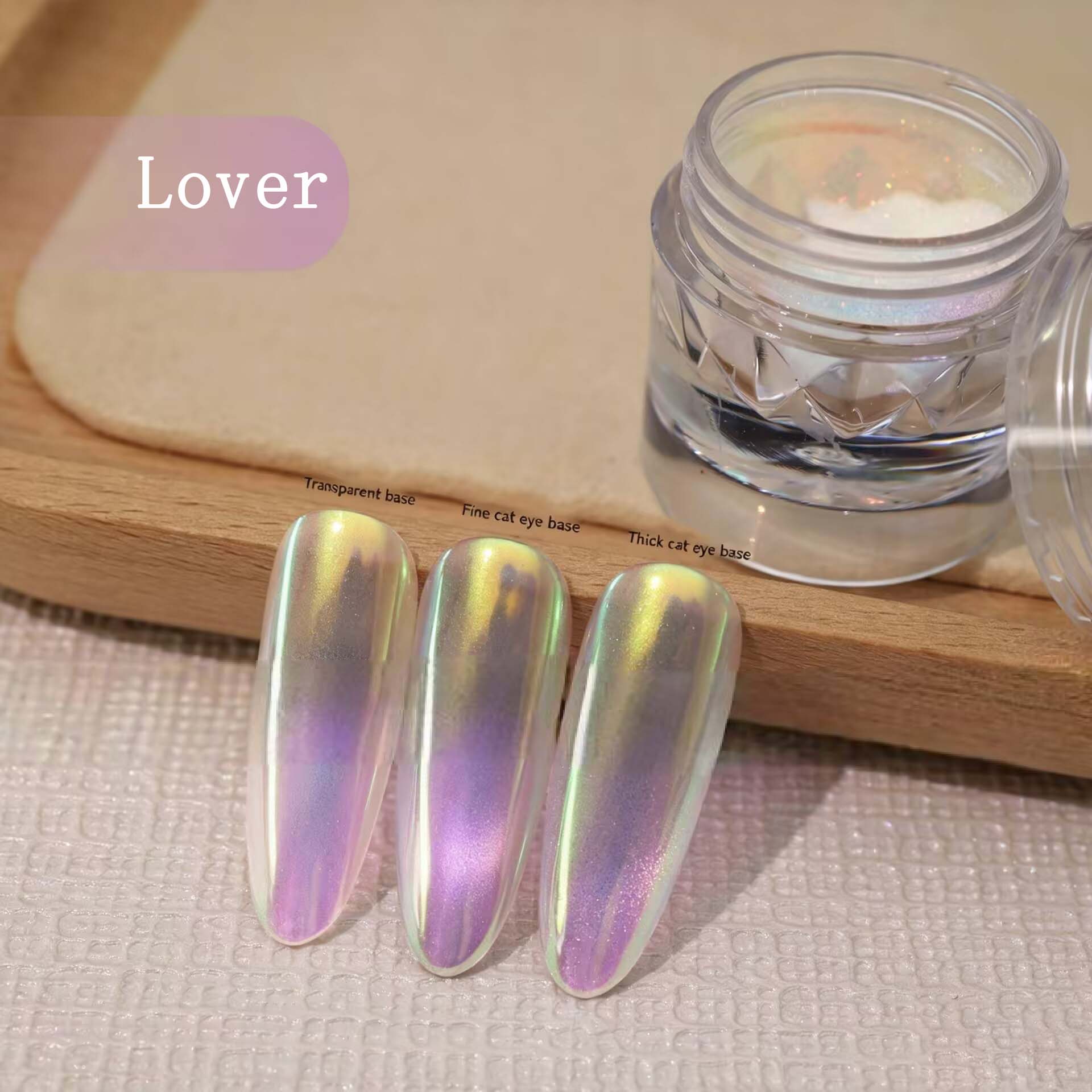 Holographic Aurora Nail Powder Chrome Shine For DIY Nail Art Silver Magic Mirror Effect Serbuk Kuku Aurora Holografik Kilauan Chrome untuk Seni Kuku DIY, Cermin Ajaib Warna Perak
