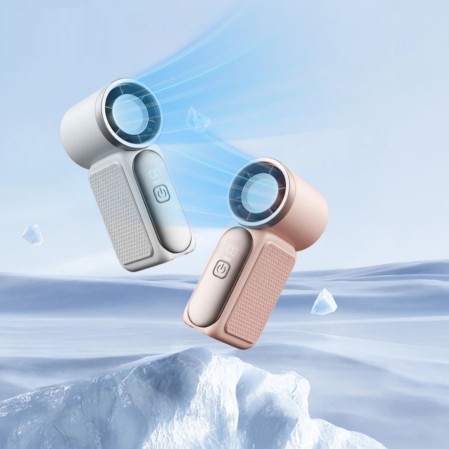  Mini Portable Fans 3000mAh Powerful Turbo Rechargeable Bladeless Fan Ultra Quiet Personal Handheld Fan Small Pocket Handheld Fan  Kipas Mini Mudah Alih 3000mAh Kipas Turbo Tanpa Bilah Boleh Cas Kuat Ultra Senyap Kipas Tangan Peribadi Kecil