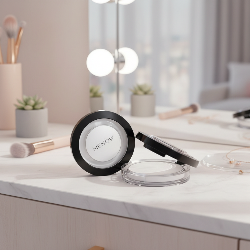 Menow Oil Control Compact Powder for Lightweight and Natural Finish  Bedak Kompak Kawalan Minyak Menow untuk Kemasan Ringan dan Semula Jadi