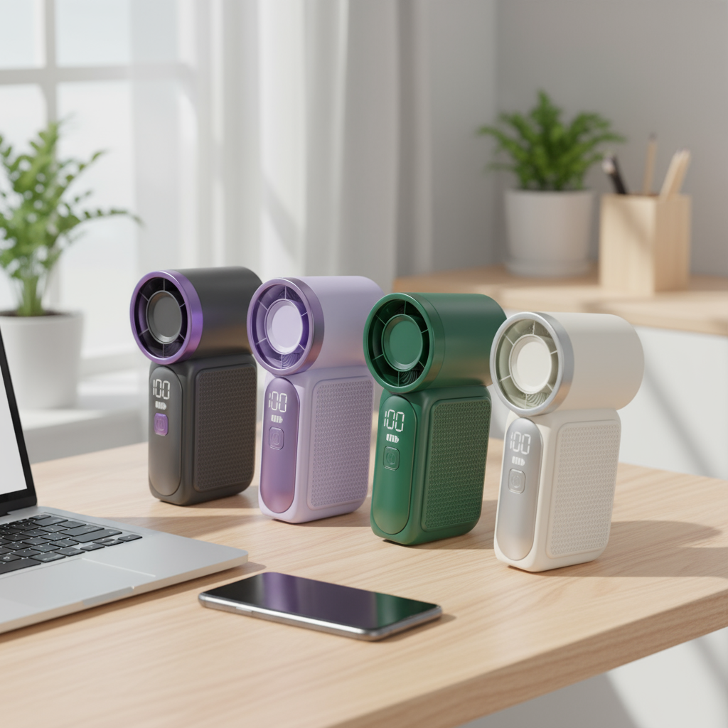  Portable High-Speed Mini Fan USB Charging Turbo Fan Outdoor Powerful MiniFan with Extended Battery  Kipas Mini Mudah Alih Berkelajuan Tinggi USB Boleh Cas Kipas Turbo Luar MiniBerkuasa dengan Bateri Tambahan