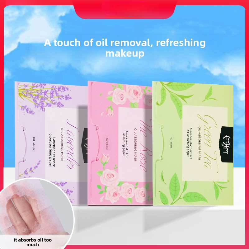 100 Count Facial Oil Blotting Sheets | Travel-Friendly Paper for Managing Shine & Mattifying 100 Lembaran Kertas Minyak Wajah | Kertas Mesra Perjalanan untuk Pengurusan Kilau & Mematikan