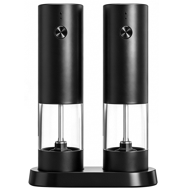 Wireless Electric Pepper Grinder for Kitchen, Household Spice & Seasoning Bottle Mesin Memasak Tanpa Wayar Pengisar Lada Elektrik Dapur Rumah Pengisar Rempah Botol Perasa Pengisar Elektrik